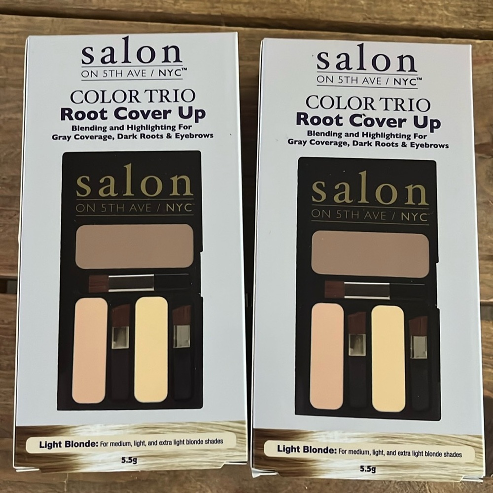 2 Salon on 5th Ave Color Trio Root Cover Up. Light Blonde